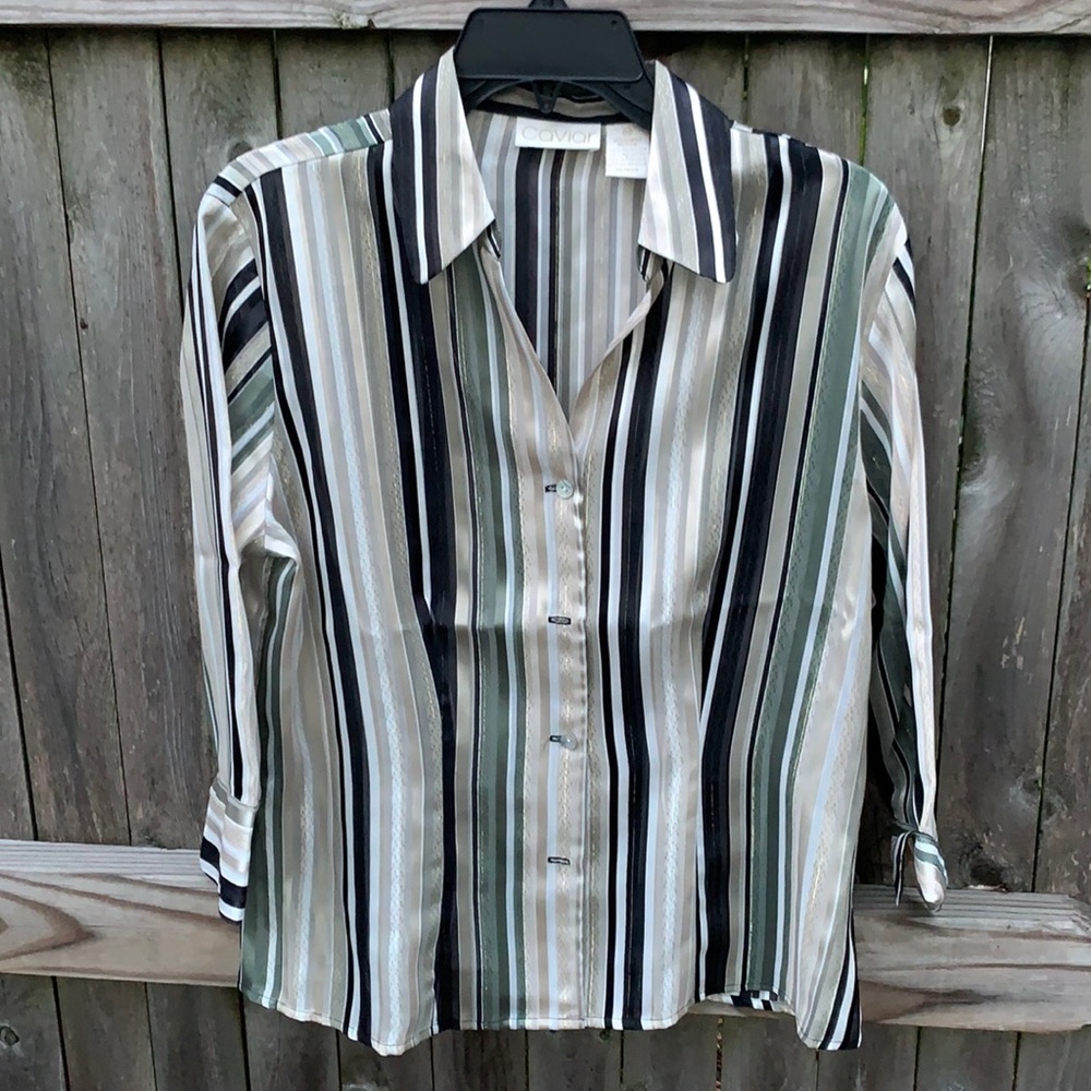 Caviar medium light button down.